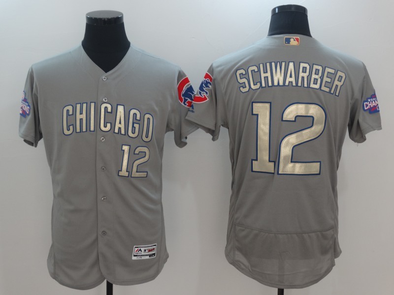 CUBS White 2017 Gold Program Jerseys-092